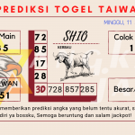 Prediksi togel Taiwan akurat dan jitu