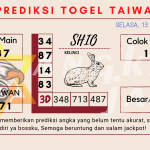 Prediksi togel Taiwan akurat dan jitu