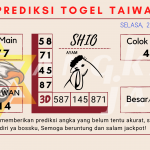 Prediksi togel Taiwan akurat dan jitu