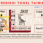 Prediksi togel Taiwan akurat dan jitu