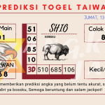 Prediksi togel Taiwan akurat dan jitu