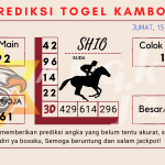 Prediksi togel kamboja akurat dan jitu