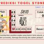 Prediksi togel Sydney akurat dan jitu