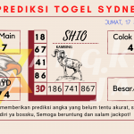 Prediksi togel Sydney akurat dan jitu