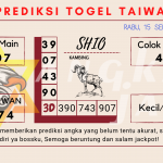 Prediksi togel Taiwan akurat dan jitu