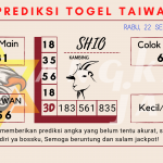 Prediksi togel Taiwan akurat dan jitu