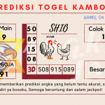 Prediksi togel kamboja akurat dan jitu