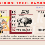 Prediksi togel kamboja akurat dan jitu