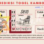 Prediksi togel kamboja akurat dan jitu