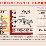 Prediksi togel kamboja akurat dan jitu