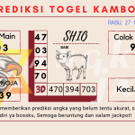 Prediksi togel kamboja akurat dan jitu