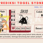 Prediksi togel Sydney akurat dan jitu