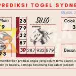 Prediksi togel Sydney akurat dan jitu