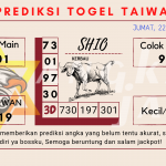 Prediksi togel Taiwan akurat dan jitu