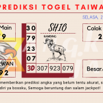 Prediksi togel Taiwan akurat dan jitu