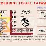 Prediksi togel Taiwan akurat dan jitu