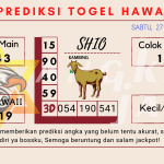 Prediksi togel hawaii akurat dan jitu