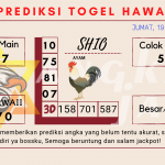 Prediksi togel hawaii akurat dan jitu