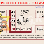 Prediksi togel Taiwan akurat dan jitu