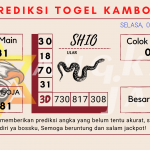 Prediksi togel kamboja akurat dan jitu