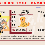 Prediksi togel kamboja akurat dan jitu