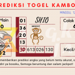 Prediksi togel kamboja akurat dan jitu