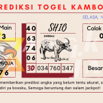 Prediksi togel kamboja akurat dan jitu