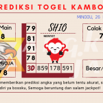 Prediksi togel kamboja akurat dan jitu