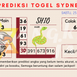 Prediksi togel Sydney akurat dan jitu