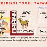 Prediksi togel Taiwan akurat dan jitu