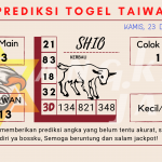 Prediksi togel Taiwan akurat dan jitu