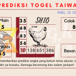 Prediksi togel Taiwan akurat dan jitu