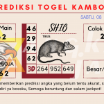 Prediksi togel kamboja akurat dan jitu