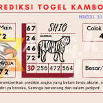 Prediksi togel kamboja akurat dan jitu