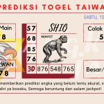 Prediksi togel Taiwan akurat dan jitu