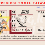 Prediksi togel Taiwan akurat dan jitu 2022