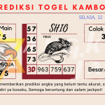 Prediksi togel kamboja akurat dan jitu