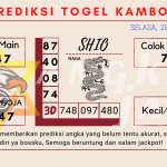 Prediksi togel kamboja akurat dan jitu