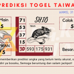 Prediksi togel Taiwan akurat dan jitu 2022