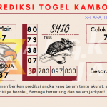 Prediksi togel kamboja akurat dan jitu