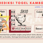 Prediksi togel kamboja akurat dan jitu