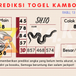 Prediksi togel kamboja akurat dan jitu