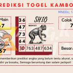 Prediksi togel kamboja akurat dan jitu