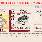 Prediksi togel Sydney akurat dan jitu 2022