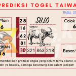 Prediksi togel Taiwan akurat dan jitu 2022