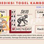 Prediksi togel kamboja akurat dan jitu