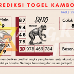 Prediksi togel kamboja akurat dan jitu