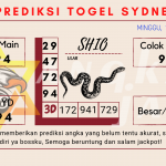 Prediksi togel Sydney akurat dan jitu 2022