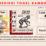 Prediksi togel kamboja akurat dan jitu