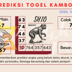 Prediksi togel kamboja akurat dan jitu